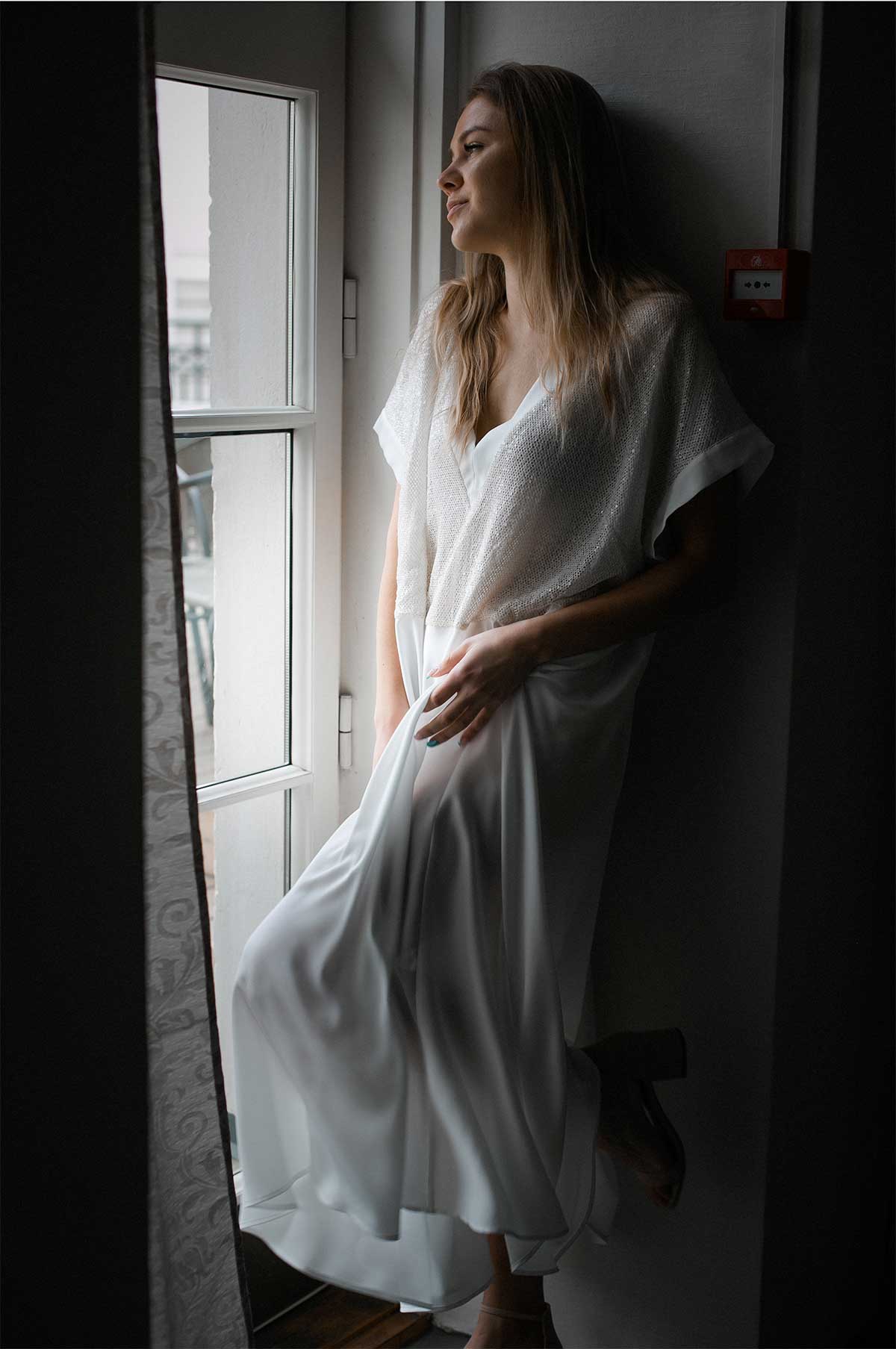 Valge pikk kleit/pruutkleit - Image 3